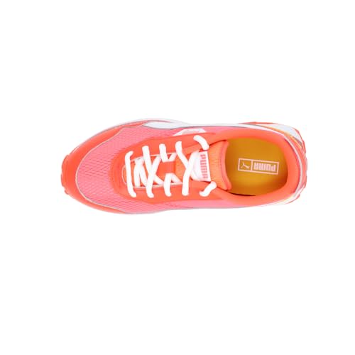 PUMA Kids Girls Cruise Rider Brain Freeze Lace Up Sneakers Shoes Casual - Orange, Pink4