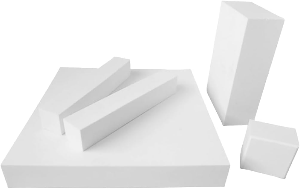 Alumina Ceramic Sheets - Thermally Conductive Insulating Ceramics for Scientific Research - 2pcs(50x50x10mm)