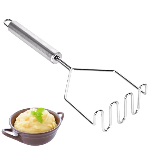 Schiacciapatate - Pressa tipo Professionale plus Passaverdure in Acciaio per Purè e Pappe Lavabile in Lavastoviglie Utensili Cucina Casa Pro Gear Kit