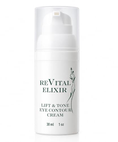 Revital Elixir Lift & Tone Eye Contour Cream – Hydrating Formula to Smooth, Brighten & Revitalize the Look of Dark Circles, Puffiness & Fine Lines – 30 ml (1 oz)