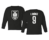 National Soccer 2021 Uruguay #9 Luis Suarez South American Cup Little Kids Girls Boys Long Sleeve...
