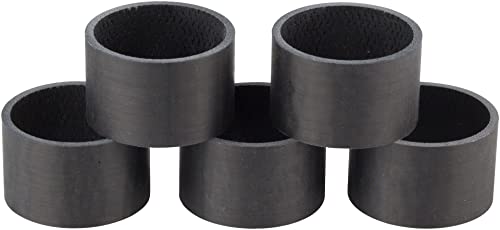 Whisky Ud Carbon Headset Spacers | 5Mm | Matte Black | 5-Pack #TOP16