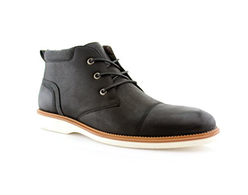 Ferro Aldo Sammy Mfa506030 Mens Fashion Casual Mid-Top Sneaker Chukka Boots - Black, Size 7.5 #TOP19