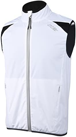 Men’s Cycling Running Vest Sleeveless Windbreakers With Two side Pockets(2.0) – Windproof, Breathable and Reflective