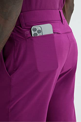 Fabletics Men's The Only Pant, Performance, Lightweight, Breathable, Water Resistant Stretch Woven, Xl, Deep Port #TOP4