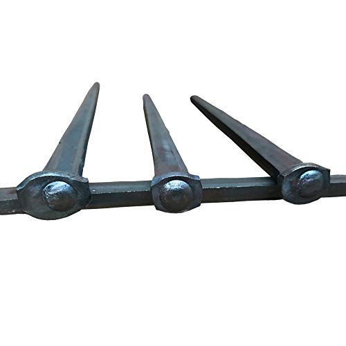 Old Nail Source CRH-6-5 6"- Steel Square Common Rose Head Standard-60D - Large Spike Nails  thumb #2