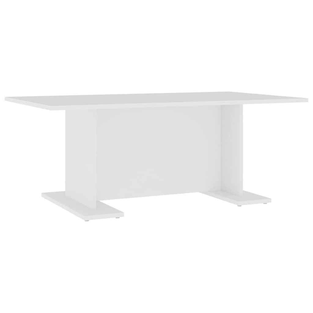 Couchtisch Weiß 103,5x60x40 cm Spanplatte