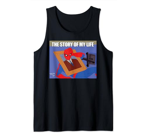 Débardeur Spider-Man Marvel portrait humour homme pour l'été