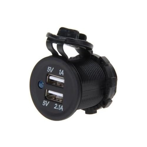 Karavan için usb şarj 2 li montaj tipi tekne için montaj tipi şarj soketi 2 li usb şarj soketi vidalı vidalı 2 li usb şarj soketi