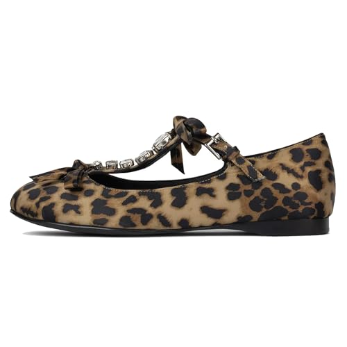 Arqa Women's T-Strap Ballet Flat with Pearl and Bow Detail Ballet Slipper Dressy Comfortable Work Office Low Heel Flats Wedding Ballerina Slip On Vintage Mary Jane Flats Shoes