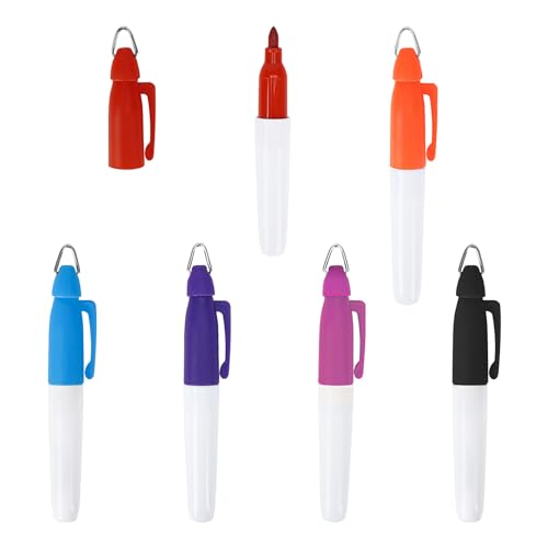 SHIDOW 6-Pack Multicolor Markers