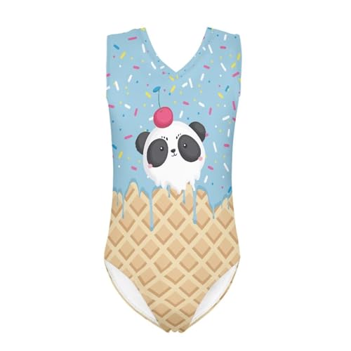 Image of Mumeson Girls One Piece Swimsuits Lightweight V-Neck Swimwear Bathing Suits for Little Girls 3-14 Years