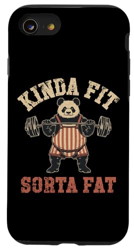 Kinda Fit Sorta Fat Funny Panda W tBbglX EGCgteBO X}zP[X iPhone SE (2020) / 7 / 8 p