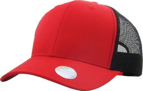 Image of Classic 6 Panel Cotton Twill Mesh Trucker Cap Hat Adjustable Snapback Hat