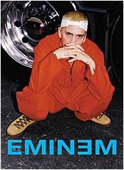 Amazon.com: Eminem ~ #283 ~ Crouched ~ Fabric Poster 30'' x 40