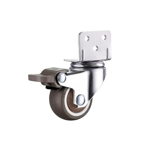 Roulette robuste 20kg roue pivotante silencieuse pour meuble