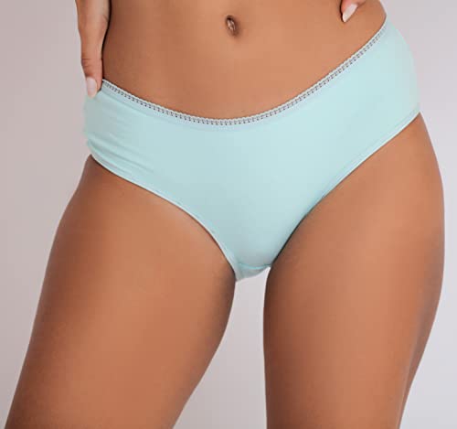Image of Women Hipster Light Blue Panty (Elpmbcl1001 P) | ELGANTE ELPMBCL1001 P