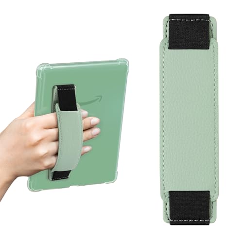 CoBak Universal Premium Soft Leather Strap for Kindle, Features a Strong Adhesive, Compatible with...