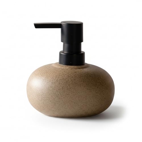 300ml 10oz Ceramic Hand Soap Dispenser, Refillable Modern Pump Dispenser for Hand and Dish Wash,...