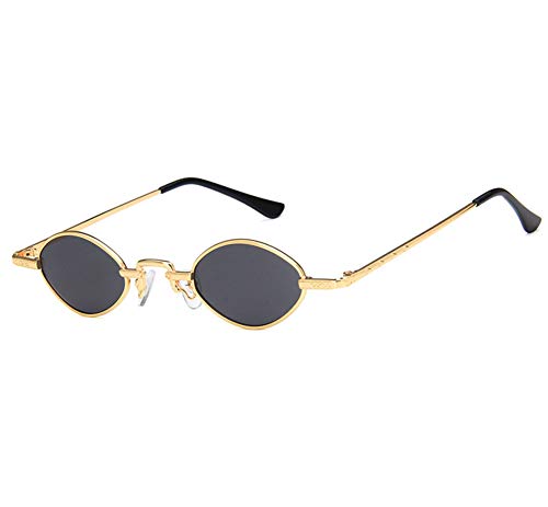 Shiratori Unisex Sunglasses Retro Red Drive Holiday Oval Non-Polarized UV400