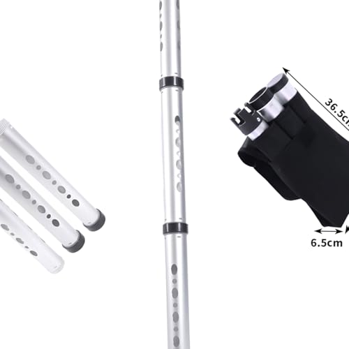 Durability Anti Rusts Aluminum Golf Ball Pickers with Three Piece Folding for Light Weight Convenience Golf Ball Retrievers with