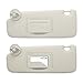 Driver Left Side Sun Visor Replacement Compatible with Chevy Sonic 2012-2019 Spark 2013-2016 Replacement Number P95327509 Colour Gray