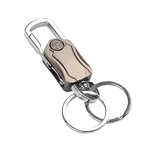 Car Keychain Key Chain Keyring,360 Degree Rotation Men's and Women's Keychains,Opener Keychain,Sturdy Metal Multifunctional Car Key Chain