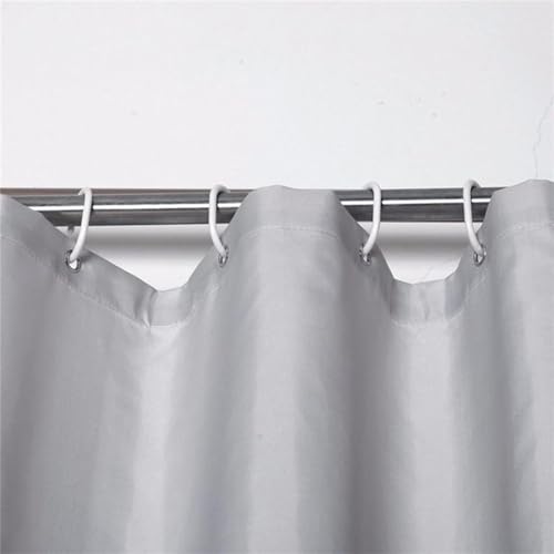 Cortina de ducha impermeable y resistente al moho lavable a máquina con ganchos incluidos 4
