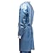 TRONEX 50 Pcs AAMI Level 2 Chemotherapy Gown Waterproof Thick Disposable Gowns Blue Medical Isolation Gowns Hook-and-Loop Neck Closure (X-Large)