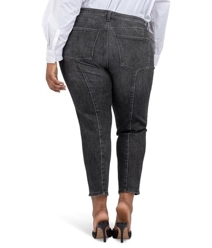 KUT from the Kloth Women's Plus Size Reese High Rise Fab Ab Ankle Straight in Create2