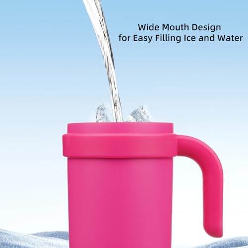 BJPKPK 14 oz Insulated Water Bottle with Handle & Straw, Stainless Steel by BJPKPK - Used condition - Image 6