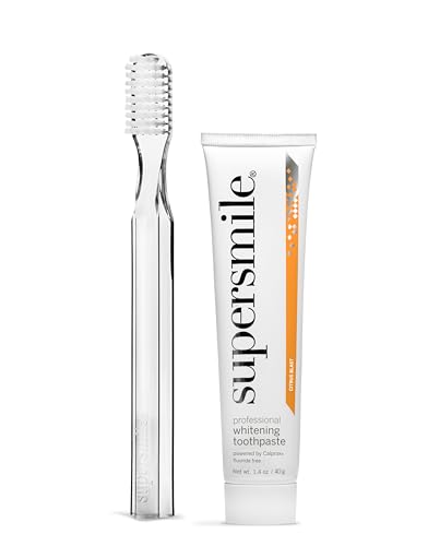 Supersmile Fluoride-Free Whitening Kit Citrus Blast Travel + Toothbrush