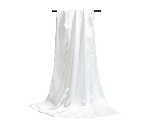 Satin Warp Scarf Shawl Bridal Stole Wedding Silky Shrug for Women's Evening Prom Party2