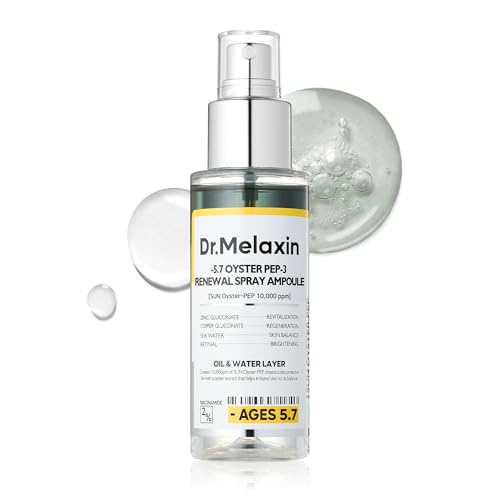Dr.Melaxin Oyster Pep3 Renewal Oil Mist | Oil & Moisture Double layering formulation, Skin Texture Care & Hydrates and Soothing for Face, Korean Skincare, 3.38 fl oz (100ml)