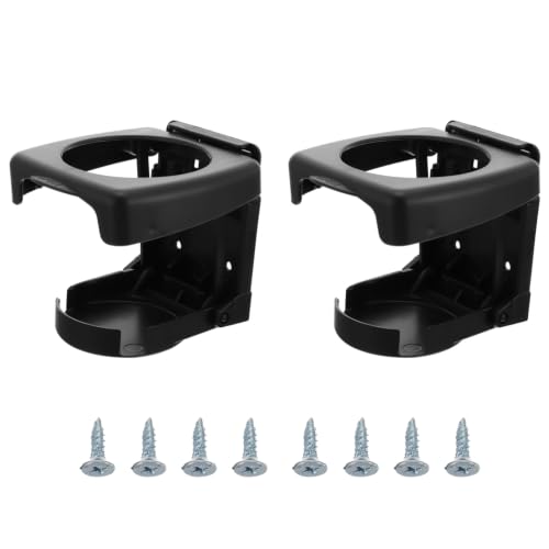 Portavasos Plegable para Auto 2 pcs Negro miniatura 7