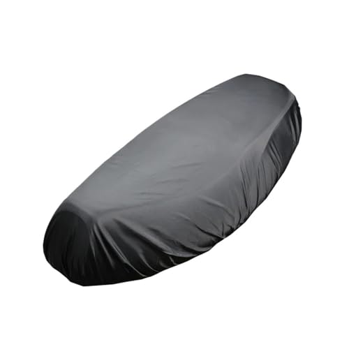 Housse siège moto universelle flexible noire avec coussin d'isolation thermique et solaire
