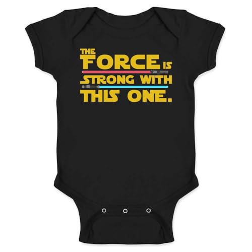 Image of Pop Threads The Force Is Strong With This One Infant Baby Boy Girl Bodysuit