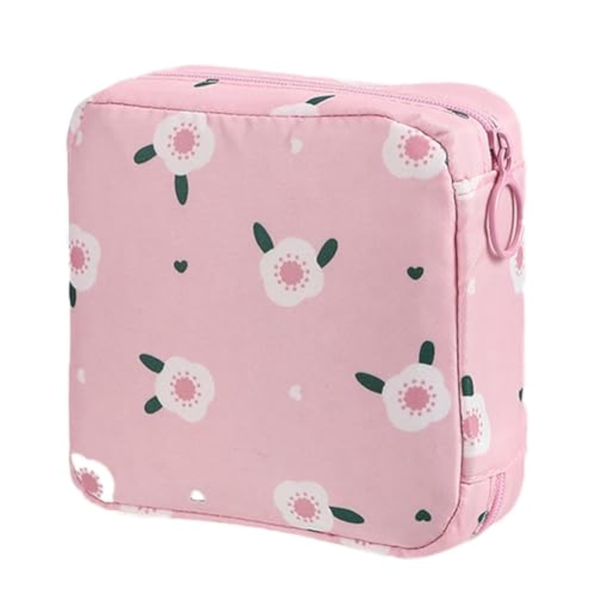 Compact Travel Pouch for Sanitary Napkin Storage