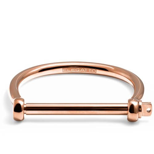 Pulsera Elegatto bañada en oro 18K para hombre y mujer miniatura 1