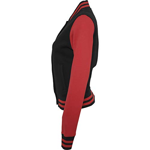 Build Your Brand Ladies Sweat College Jacket dames Varsity Jacket - Afbeelding 3