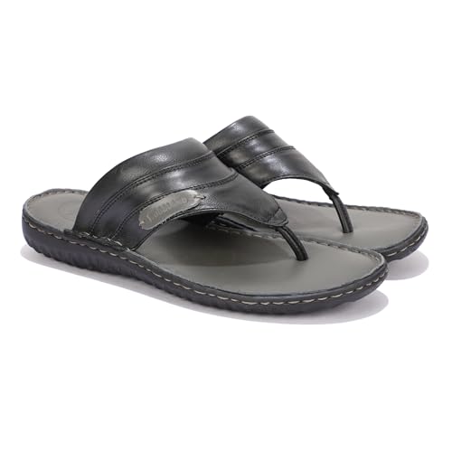 Image of Woodland Men's Leather Slippers