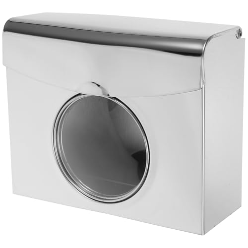 Caja para pañuelos de acero inoxidable Balacoo compacta para pared vertical 2