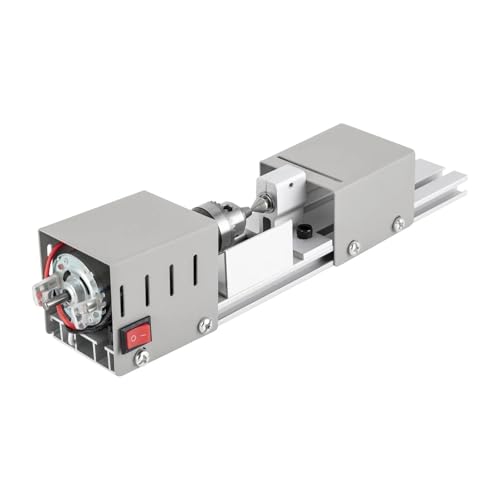 Mini Torno For Madera Y Metal De 96 W Con Motor Cobre Velocidad Hasta 9000 Rpm PequeñO Y PortáTil-image