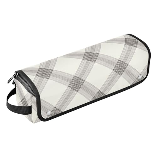 Estuche de viaje 2 en 1 para planchas y rizadores con tapete resistente al calor para organización y almacenamiento de herramientas de cabello para mujeres miniatura 1