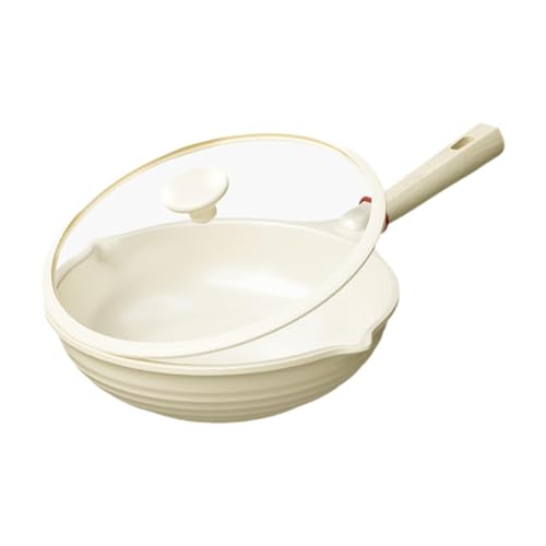Sartén wok antiadherente ligero con tapa de vidrio miniatura 1