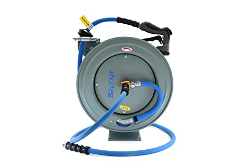 Image of Zephyr Heavy-Duty Auto-Retractable Water /Garden Hose Reel (Industrial-Grade) Made in India
