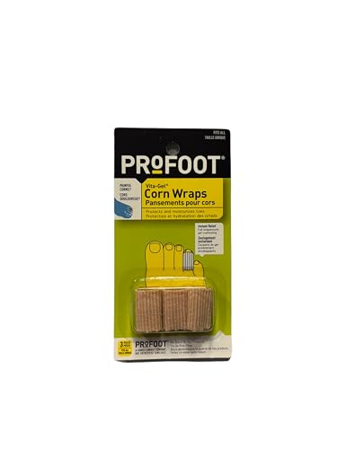 Profoot Care Vita-Gel Corn Wraps, Natural (Pack of 4)