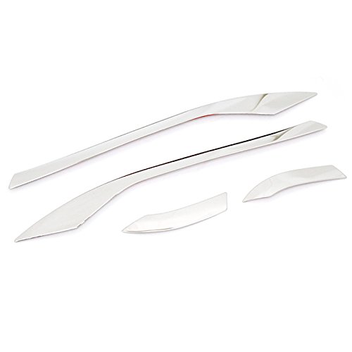 プリウス 50 系 ヘッドライトガーニッシュ 4P ステンレス メッキ FJ4466