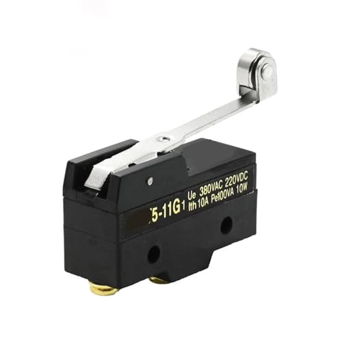 Interruptor de límite de rodillo paralelo NA NC de 380V y 10A pack de 5 unidades para control