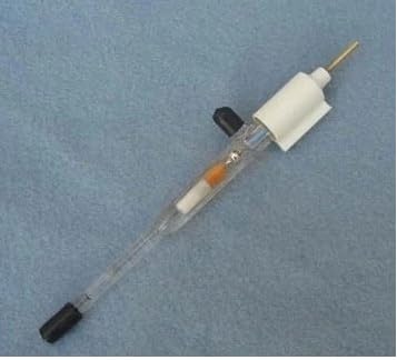 1pcs Mercure Oxide Electrode - 135mm Glass Reference Electrode with Porous Ceramic Front End for Accurate Measurements(Double Saltbridge)